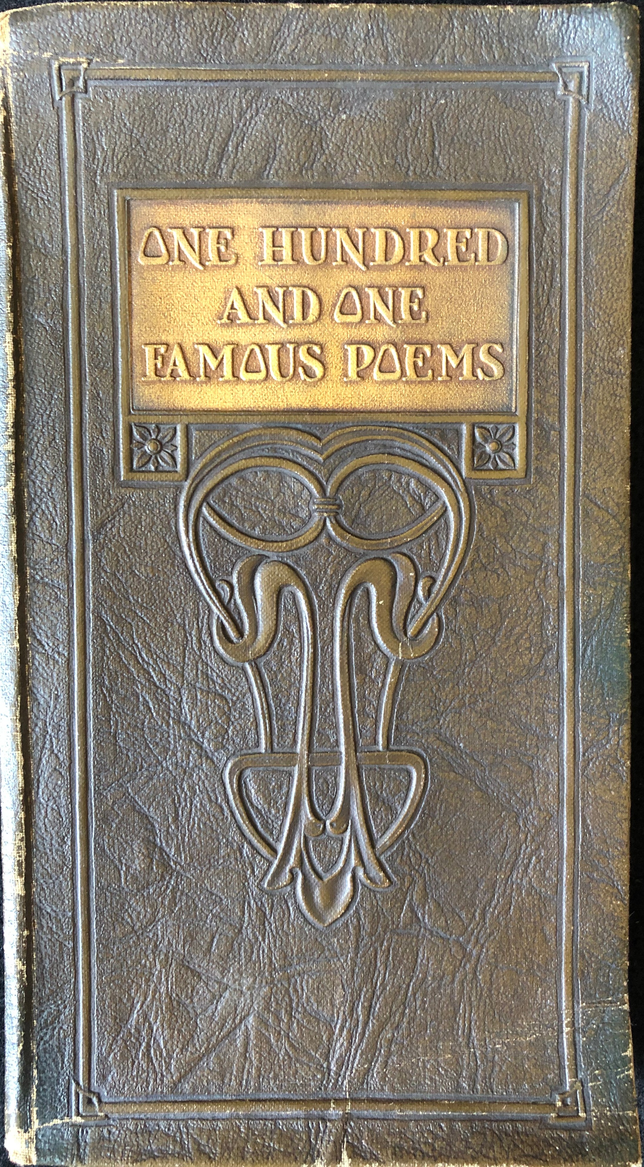 cover art of 101 famous poems